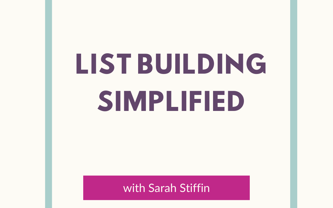 List Building Simplified